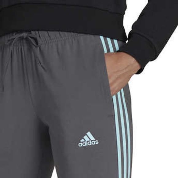 Adidas NEW 3 Stripped Jogger with Pockets - Picture 2 of 8